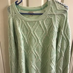 Mint green sweater